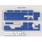 GMK Classic Blue 104+68 Cherry Profile ABS Doubleshot Keycaps Set for Cherry MX Mechanical Gaming Keyboard